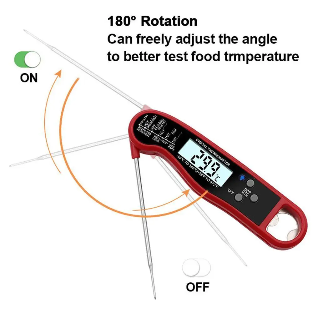 

Food Thermometer Kitchen Gadgets Thermometer Digital Meat BBQ Kitchen Thermometer Thermometer Cooking Waterproof Tools I7T1