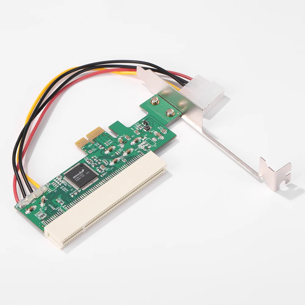 Адаптер pci express x1. Pci-e -&gt; pci на asm1083. плата расширения pci-e.