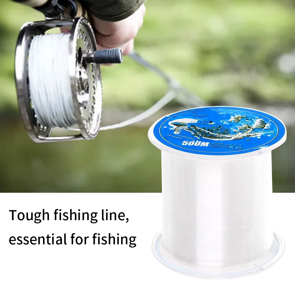 

500M nylon fishing line wear-resistant non-elastic fishing line suitable for freshwater fishing and handicraft accessories