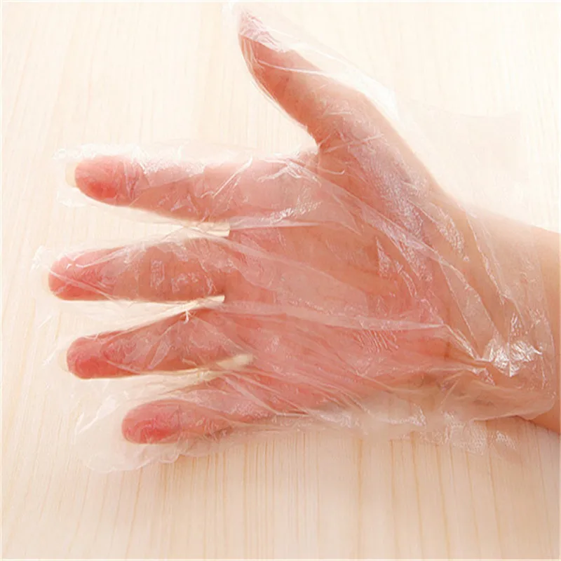 50/100 шт хозяйственные перчатки для уборки волос салон окрашивания одноразовые