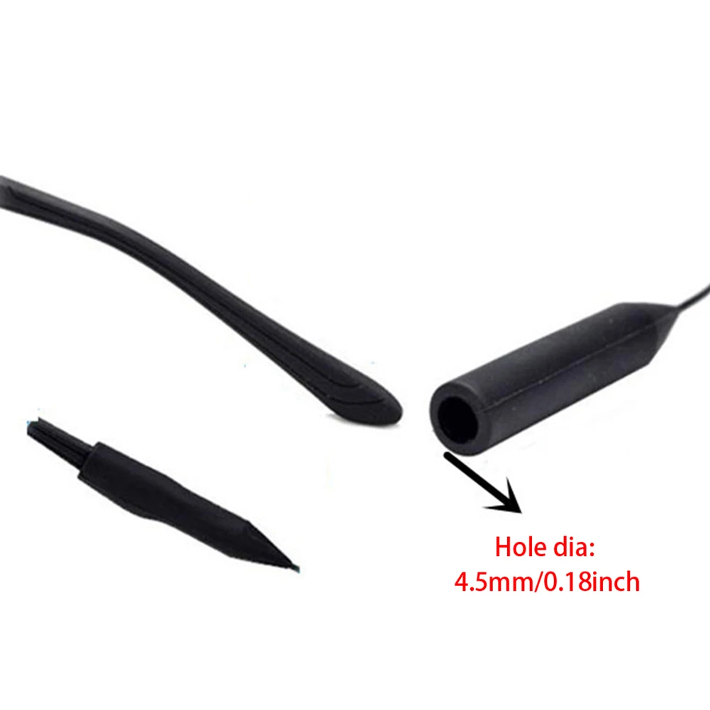 

2pack With Ear Hooks Retainer Holder Rope Sports Adjustable Anti Slip Silicone Cord Eyewear Eyeglasses Sunglasses Glasses Strap