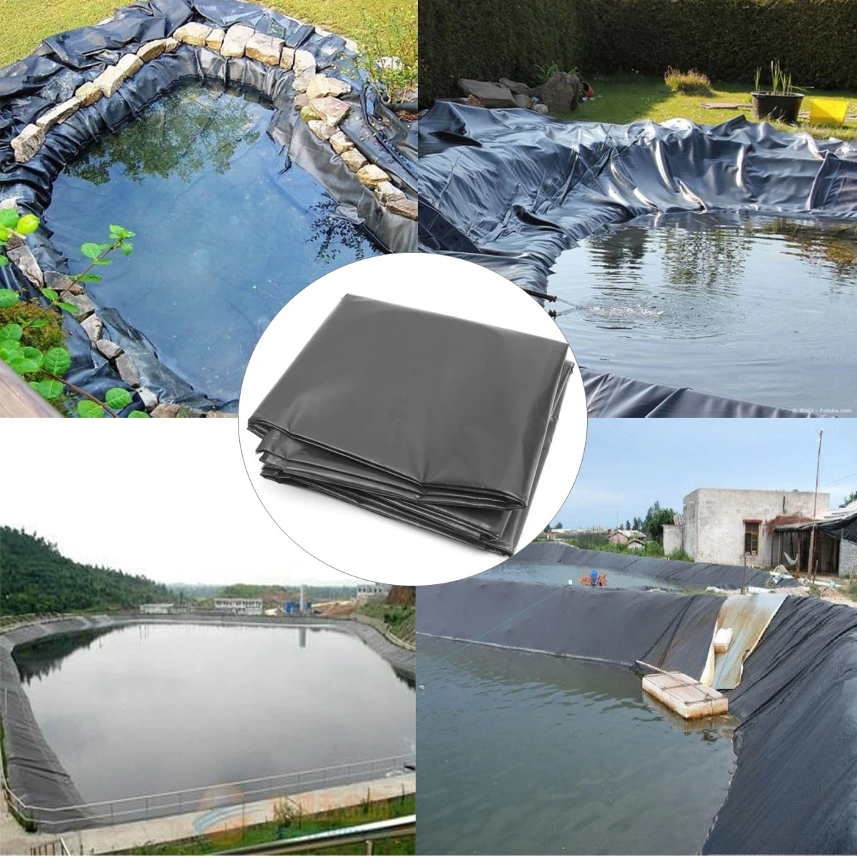 EPDM Резиновая подводка для пруда садовый пруд ландшафтный бассейн толстая