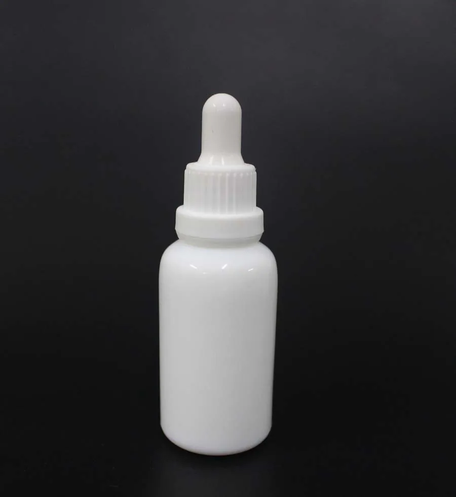 

30pcs 30 ml porcelain white glass Essential oil bottles / Dropper bottles / with rubber dropper cap/can prevent pollution