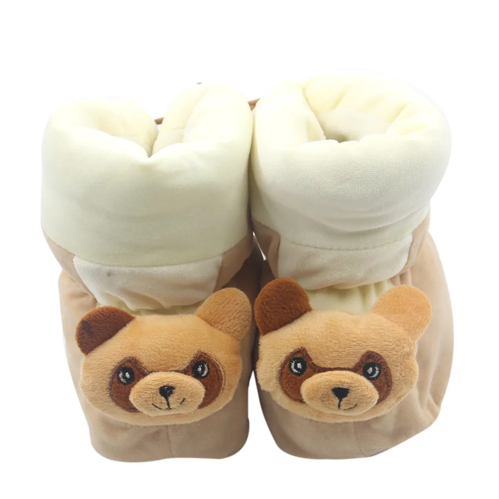 

Hot Selling 1 Pair Baby Boys Girl Warm Shoes Lace up Thicken Anti-slip Breathable for Winter LBV