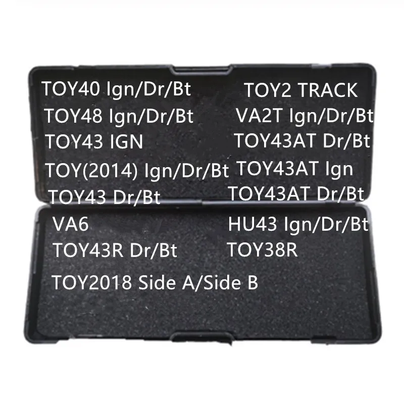 Слесарные инструменты LISHI 2 в 1TOY40 TOY48 TOY43 IGN TOY43AT TOY43R VA6 TOY2018 TOY2 TRACK VA2T HU43 TOY38R|Замки и