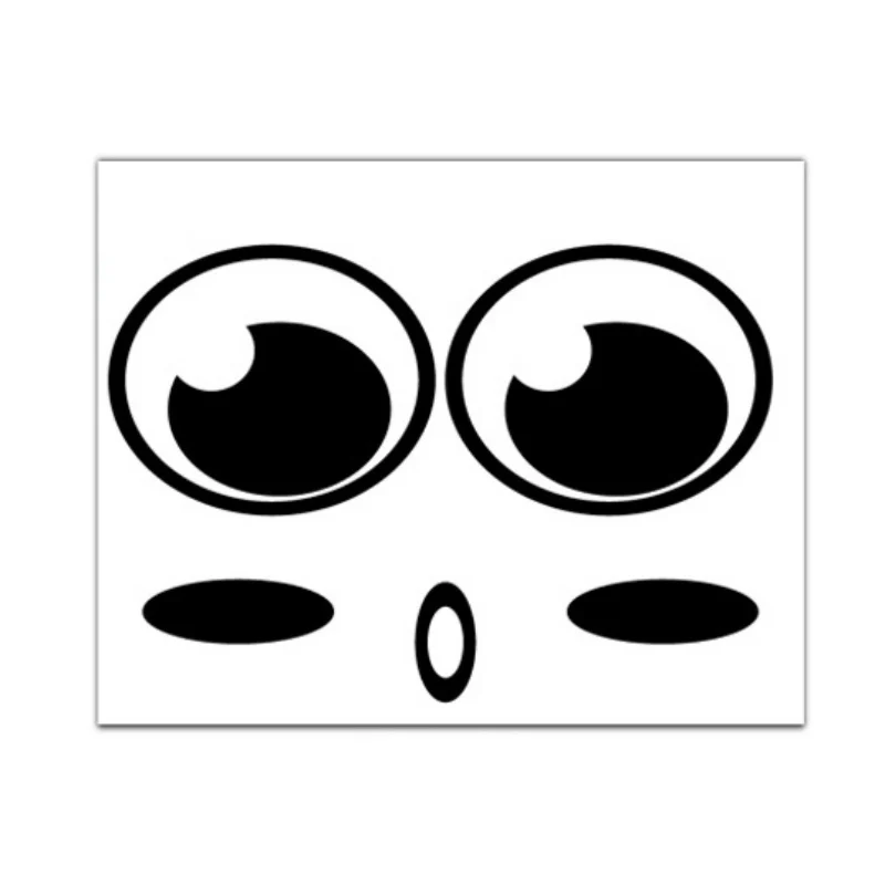 DIY компьютерные наклейки на стену новые съемные Мультяшные для лица туалета