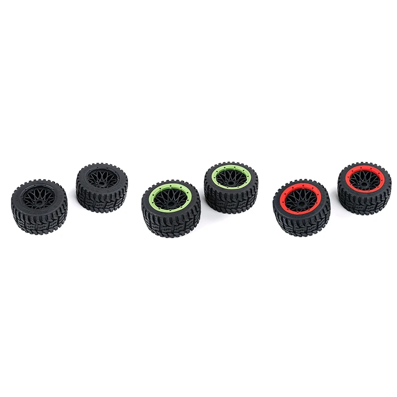 

ROFUN 2Pcs All-Terrain Front Rear Tyre Assembly for 1/5 HPI ROVAN BAJA KM ROFUN BAHA 5B Truck Rc Car Parts