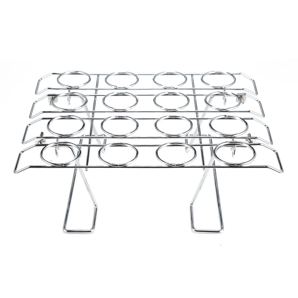 16 Holes Cupcake Cone Baking Rack DIY Cooling Ice Cream Holder Stainless Steel Cake | Дом и сад