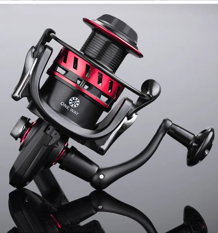 

2019 new 14 + 1 front unloading super smooth rotating reel professional metal fishing reel with interchangeable handle 1000
