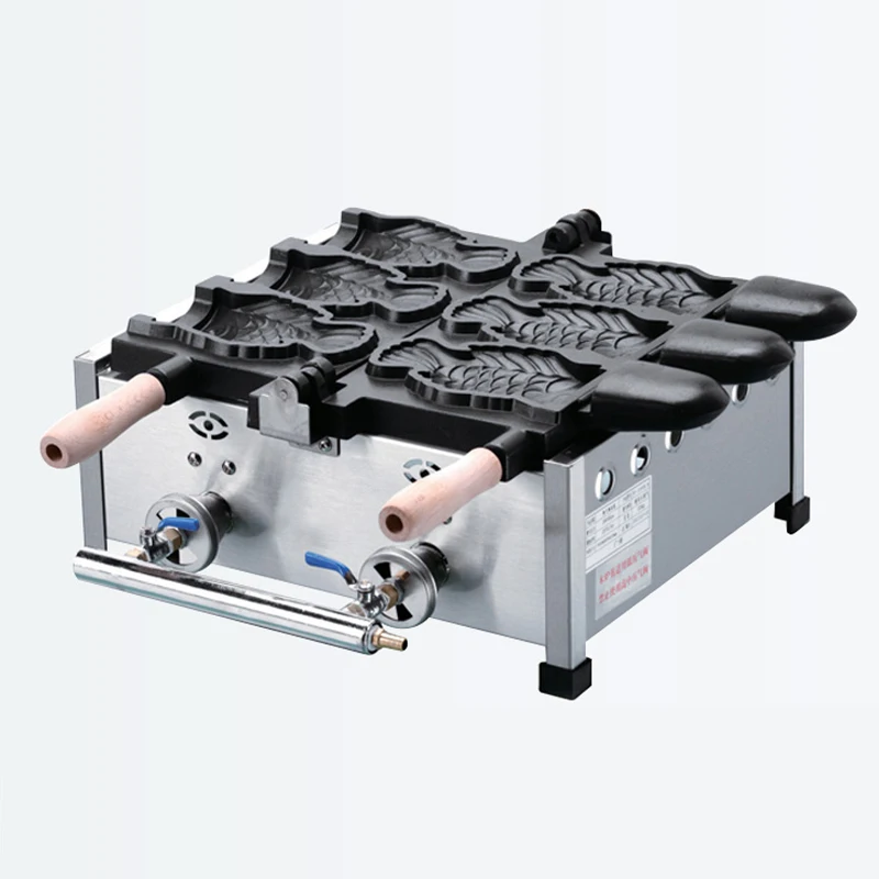 Коммерческая Машина taiyaki с 3 отверстиями газовая/электрическая японская машина