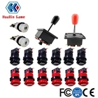 Классический Аркада американский стиль 8-полосный джойстик HAPP кнопки с микропереключателями комплект для игровых автоматов сменная деталь