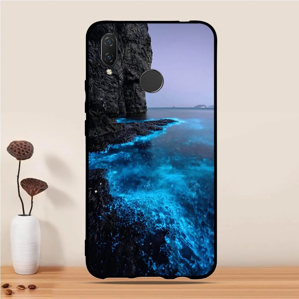 Чехол для huawei P Smart Plus 6,", чехол на заднюю панель, силиконовый, с рисунком, симпатичные, из мягкого ТПУ, Coque Capa Funda для huawei Nova 3i, чехол