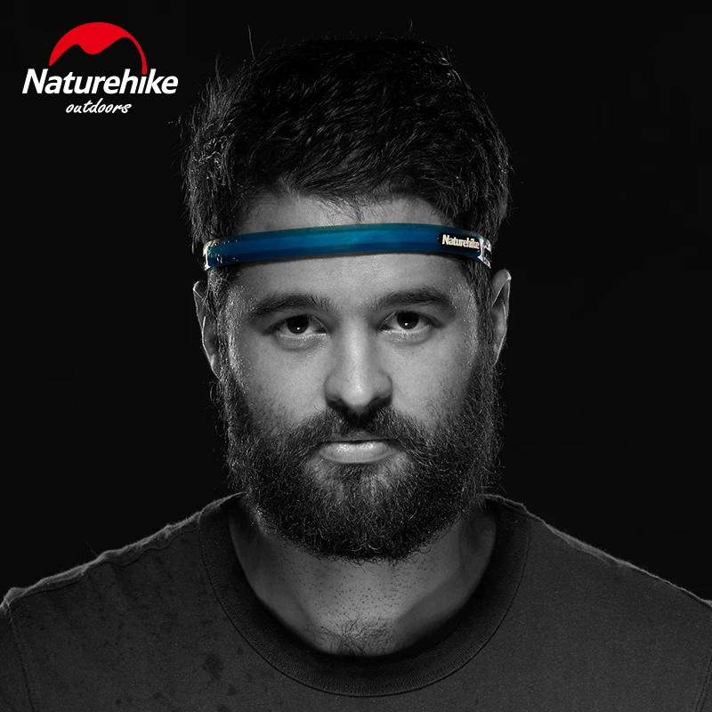 Повязка на голову NatureHike эластичная силиконовая для мужчин и женщин мягкий