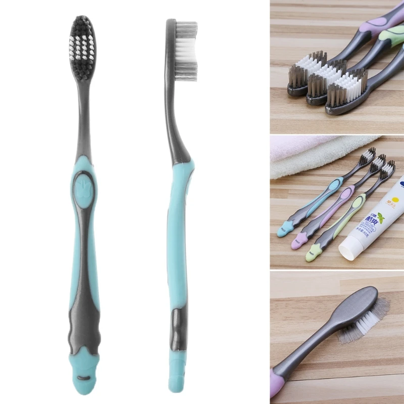 

M7DF 1pc Super hard bristles Tooth brush for Adult Remove Smoke Blots Coffee Stains
