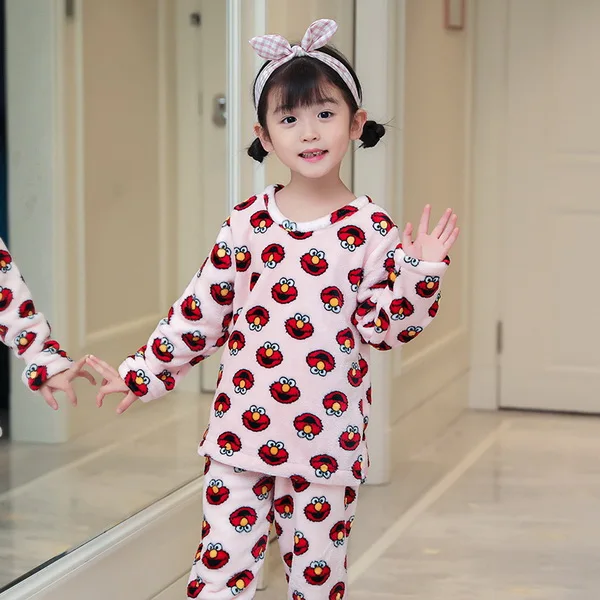 ; Infantil; детский пижамный комплект из кораллового флиса; одежда для сна для маленьких мальчиков и девочек; детская одежда для сна; пижамы для малышей; клубника - Цвет: style  9