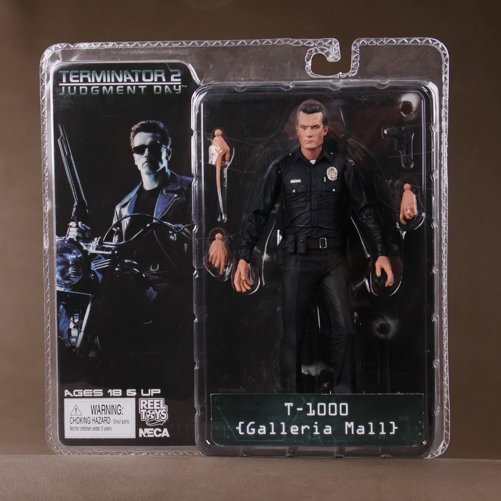 

Free shippingFree Shipping NECA The Terminator Action Figure T1000 GALLERIA MALL Cyberdyne Showdown PVC Figure Toy 7"18cm