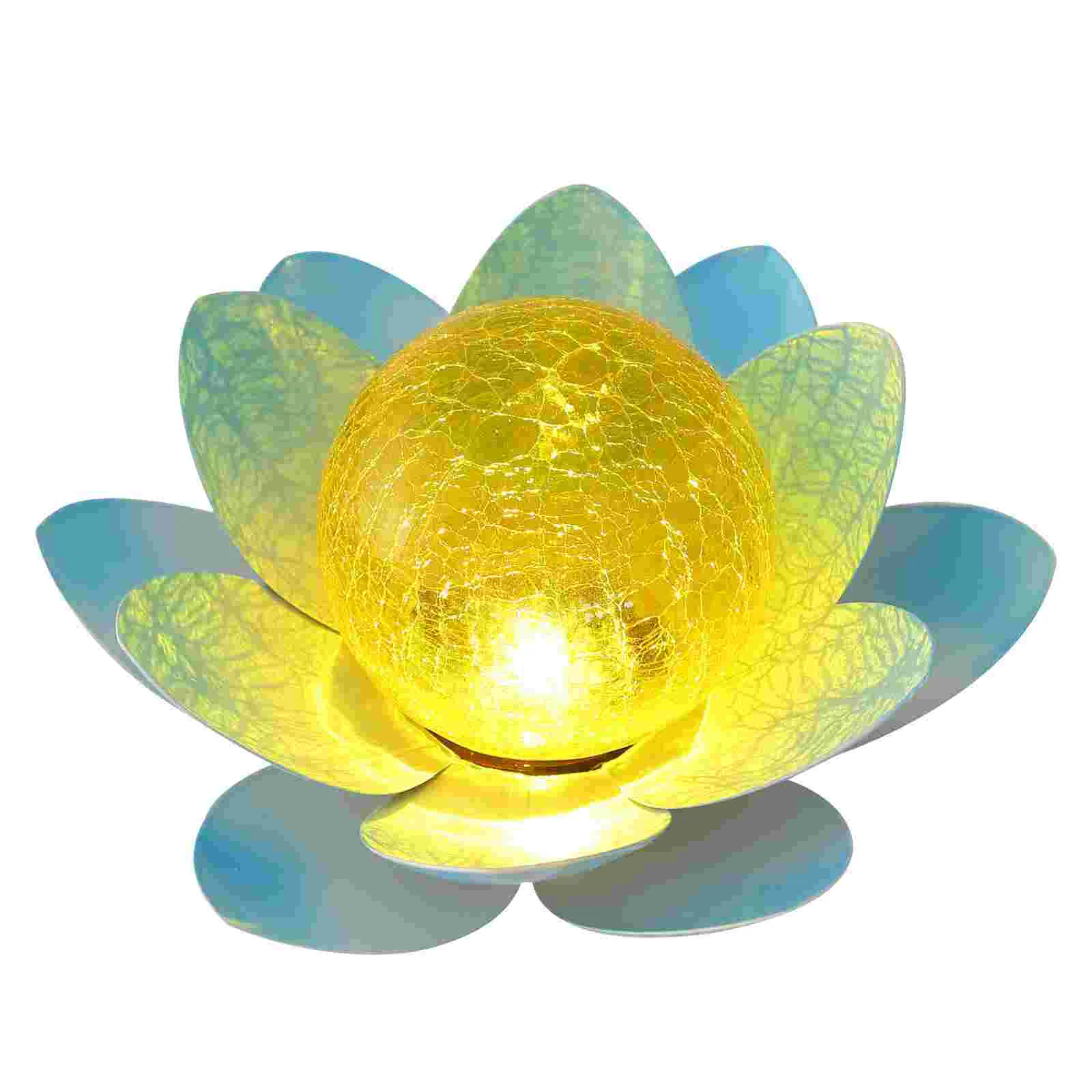 

Уличная Светодиодная лампа лотоса, уникальный орнамент для украшения сада, двора, 1 шт.