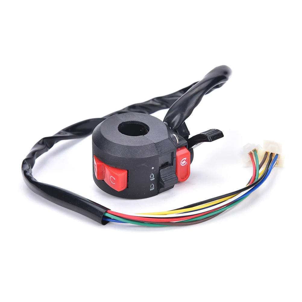 

Left Start Kill ON-OFF Switch For Chinese ATV Quad With 22mm Handlebar 8-Wires