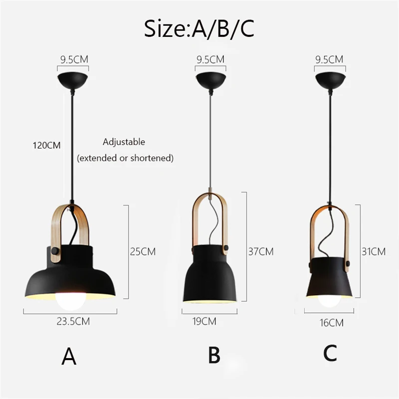 Скандинавский Лофт светодиодный железный подвесной светильник для ресторана