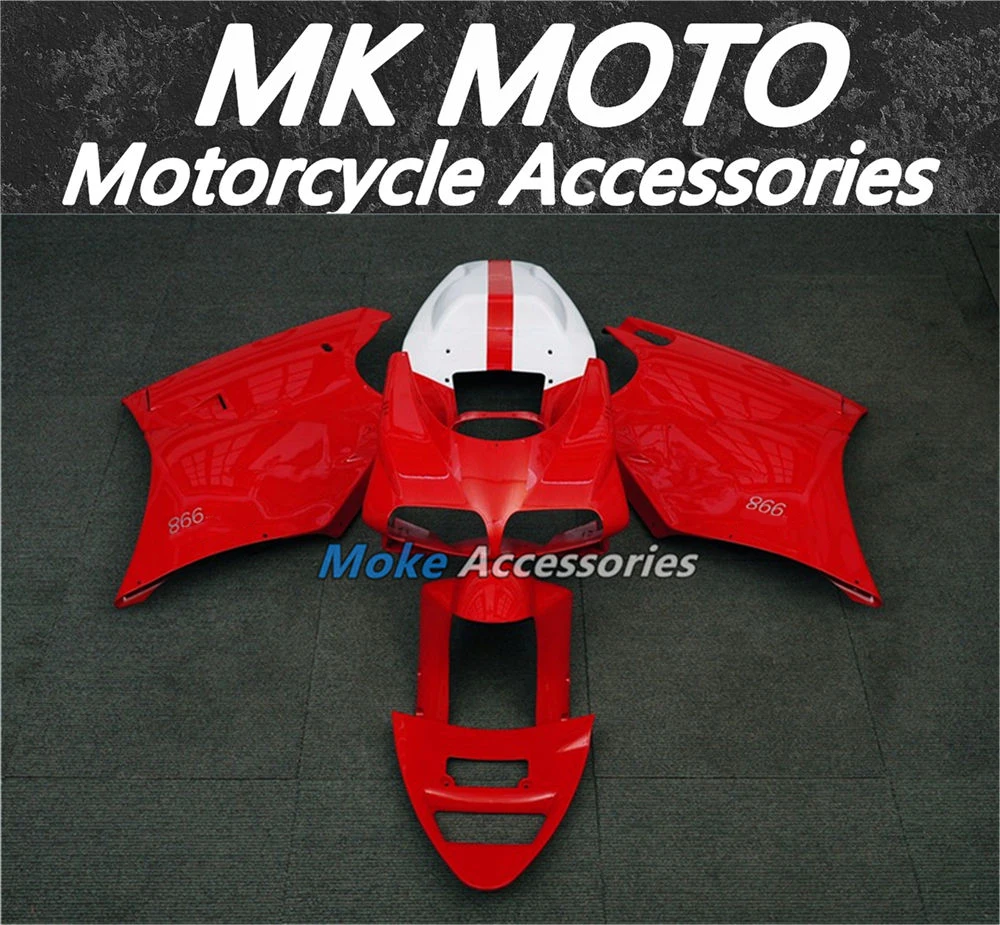 

FAIRING KIT FOR 748 916 996 998 Bodywork set High quality ABS injection NEW ABS INJECTION HULLS RED WHITE