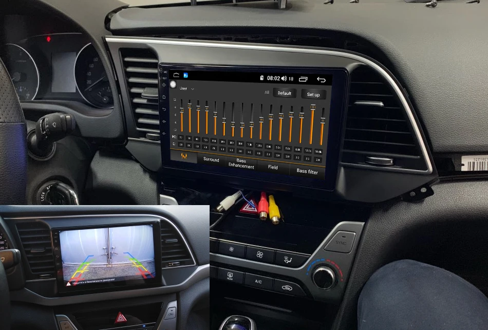 Idoing " Автомобильный Android 8,1 Радио мультимедийный плеер для hyundai Elantra 6- gps навигация 4G+ 64G Восьмиядерный NO 2 DIN DVD