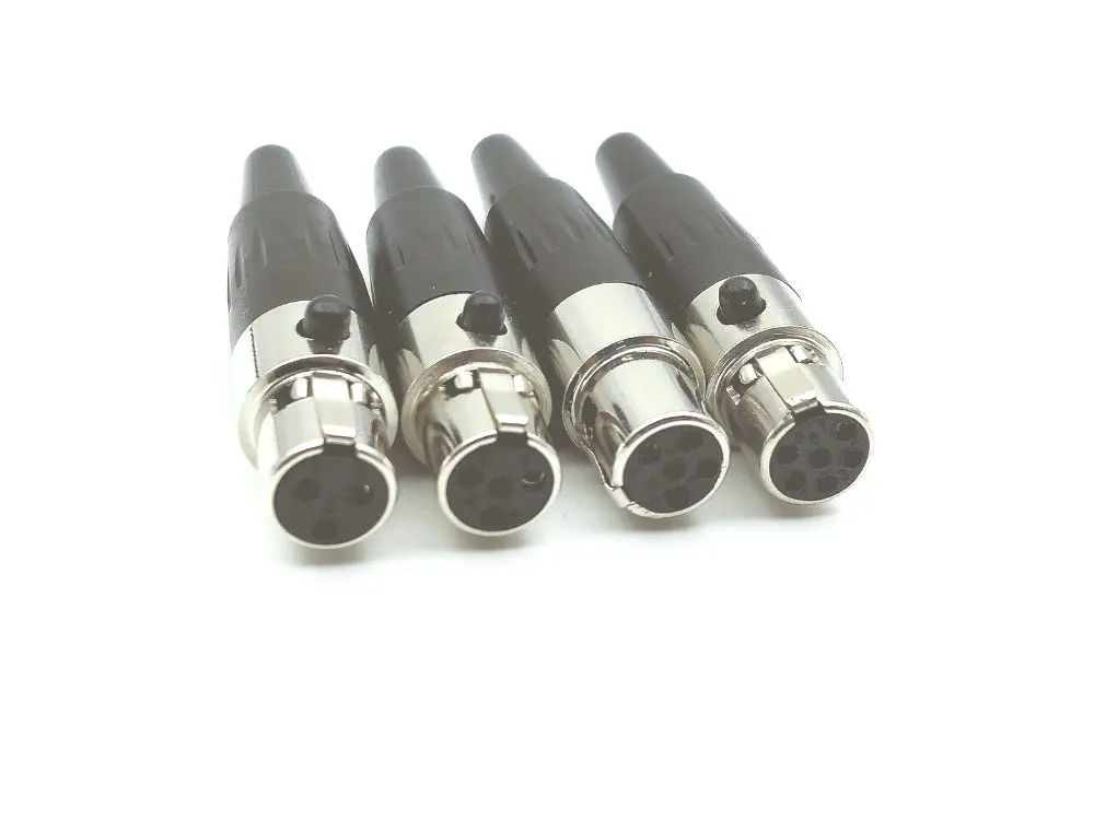500 шт. мини 3PIN/4PIN/5PIN/6PIN Mini XLR встроенный разъем мама|Соединители| |