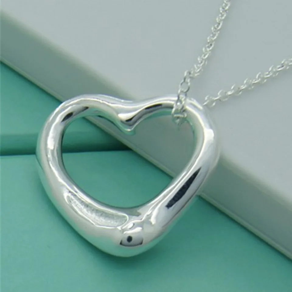 

Модное ожерелье BABYLLNT из стерлингового серебра 925 пробы с классической цепочкой с подвеской в форме сердца для женщин ювелирные изделия в подарок