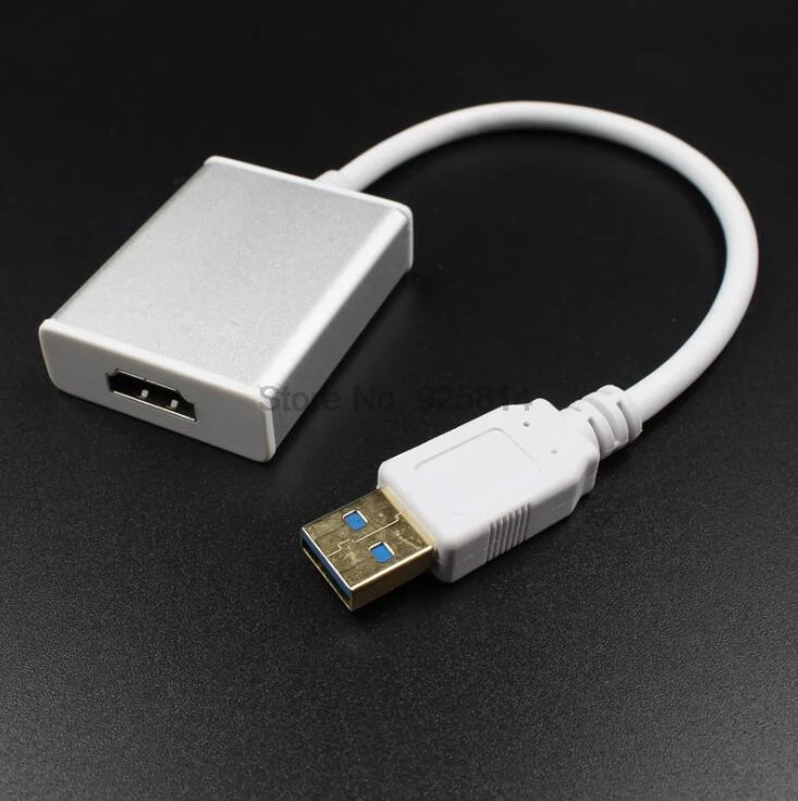 by dhl or ems 100pcs USB3.0 USB 3.0 to HDMI Multi-display Graphic Converter Adapter Cable 1920x1080 HD Win7/8 For HDTV LCD PC | Компьютеры