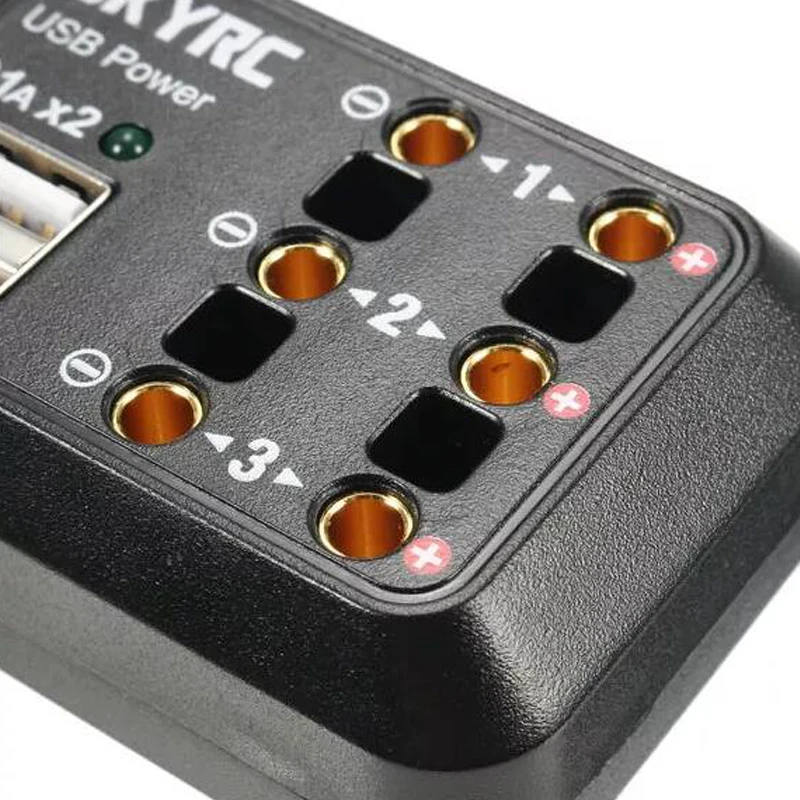 SKYRC 10A DC распределитель питания USB выход 5 в с XT60/разъем банан-банан зажимы В 2.1A RC