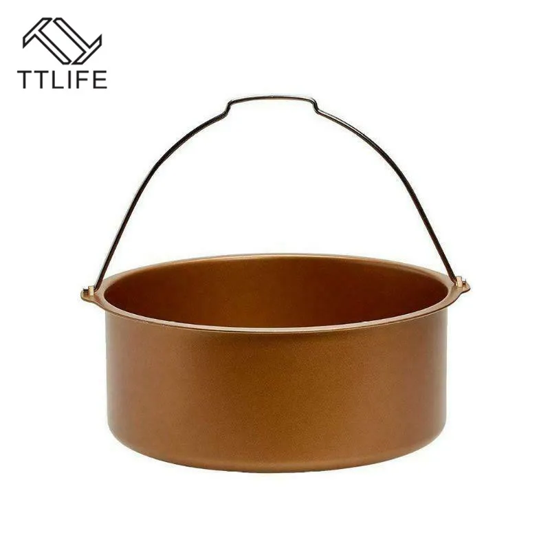 TTLIFE 6 &quot7&quot 8 &quotВоздушная фритюрница антипригарная тортовая бочка блюдо для