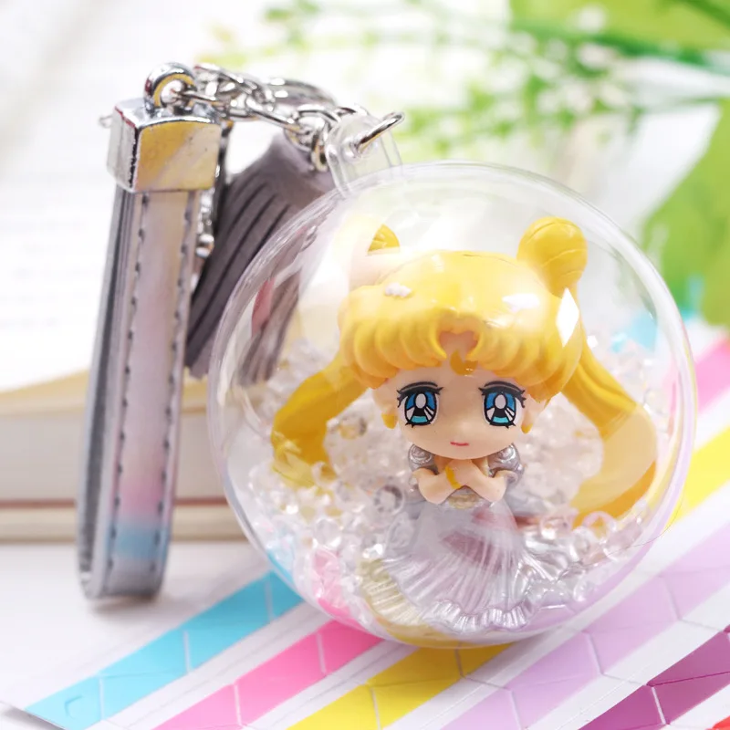 Сумка с подвеской в виде шара Сейлор Мун 4 5 см кожаный шнур колокольчик корейский