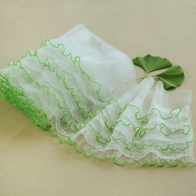 4 Layers Organ Pleated Lotus Leaf Lace DIY Doll Clothes Puff Skirt Convenient Sewing Material Trend Clothing Trim Decoration | Дом и сад