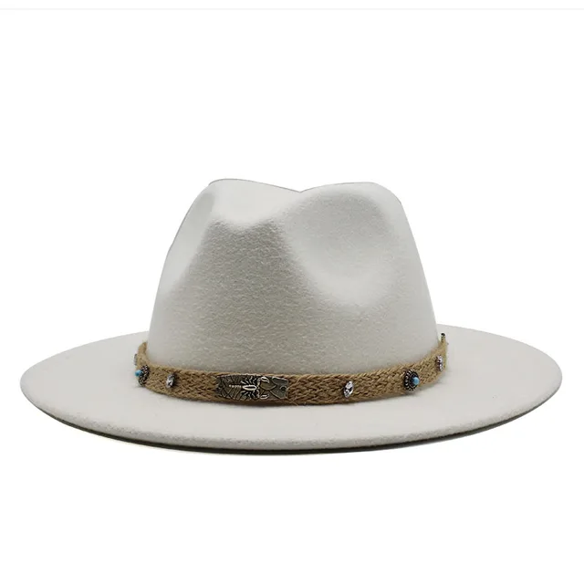 19color All-match Wide Brim Fedora Hat 