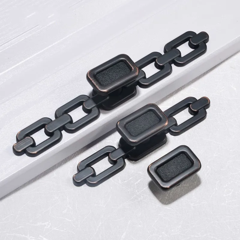 Дверные ручки в стиле ретро бронзовые для кухонного шкафа и мебели металлический