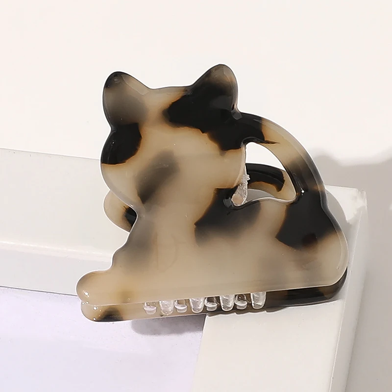 

1pc Women Girls Acrylic Cat Barrette Headband Hair Clips Hairpins Hair Ornament Accesorios Headwear Hair Claw
