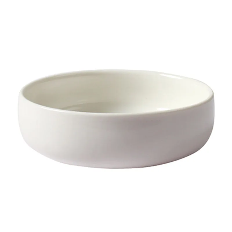 

FANCITY Ceramic Korean Small Round Dish Household Kimchi Bowl Hot Pot Bowl Flavor Dish Dipping Sauce Dish Small Dish