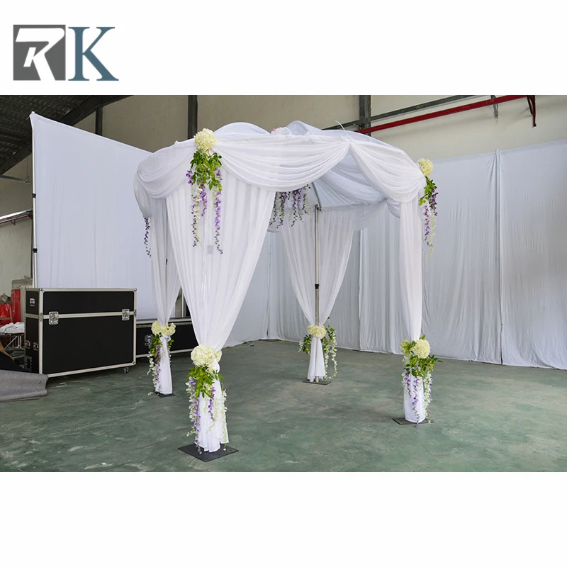 Регулируемая полюсная труба для драпировки сцены фон цветок занавес барьер