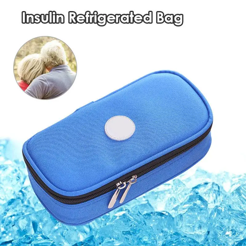 Portable Insulin Cooling Bag Ice Pack Thermal Cooler Refrigerator Bolsa Termica Aluminum Foil ice bag Travel Case | Мать и ребенок