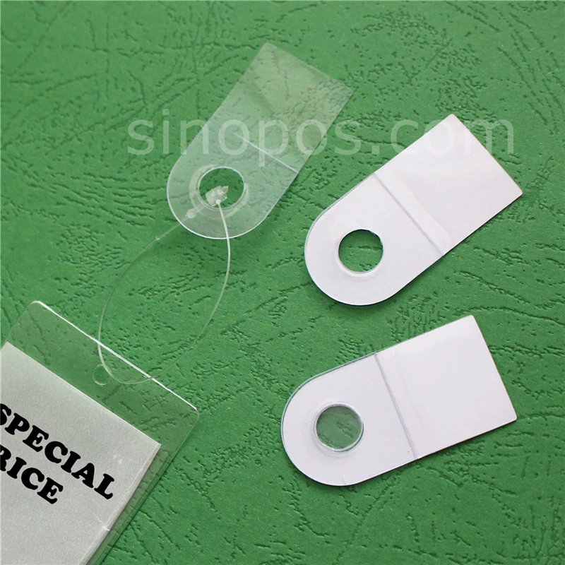 Мебельная бирка без остаточного отверстия съемная клейкая подвесная петля