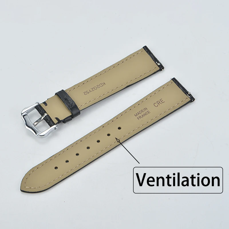 Professional Watch Band For Cartier Tank Solo W6700255 Genuine Leather Watch Strap Crocodile pattern16mm/ 20 mm Bracelet Men/lad