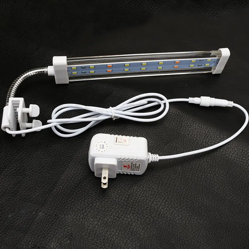 Хрустальная лампа двухрядная для аквариума светодиодная роста растений