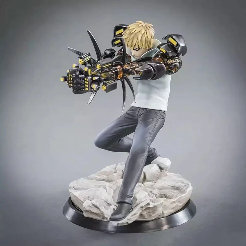 

Фигурка героя Аниме ONE PUNCH Genos, Сайтама, 18 см, Сменные аксессуары, орнамент, модель, игрушка, коллекция фильмов
