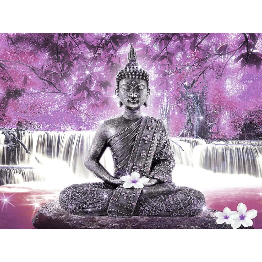 Картина из бисера 5d &quotсделай сам&quot квадратная картина с изображением водопада