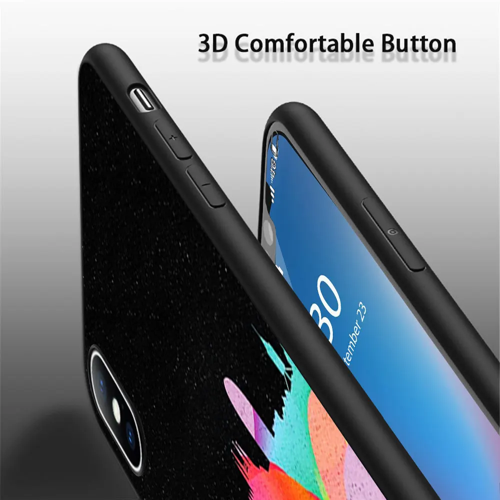 Мягкий силиконовый чехол для iPhone 11 Pro Max X 5S 6 6S XR XS 7 8 Plus |