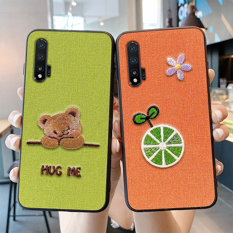Роскошная вышивка для Huawei nova 2 2s 4 6 7 se 5I pro mate gr5 2017 P чехол смартфона 3D Модный мягкий