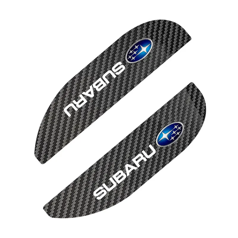 2 шт. автомобильные чехлы для зеркала заднего вида из углеродного волокна Subaru