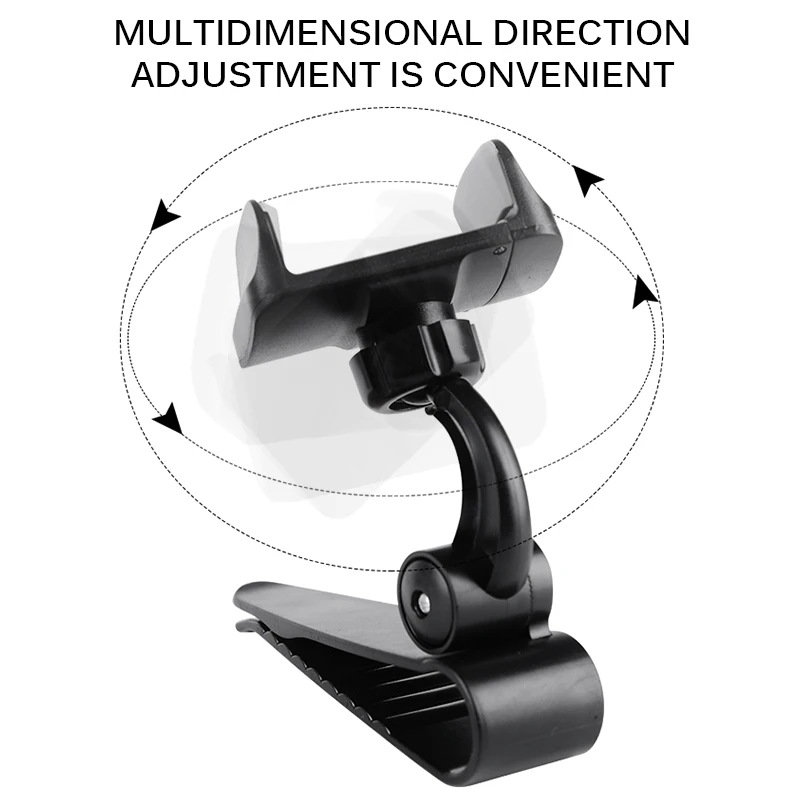 TIOODRE Adjustable Safe Sun Visor Car Phone Holder Install On Mirror Handle Navigation Clip For Mobile New | Автомобили и