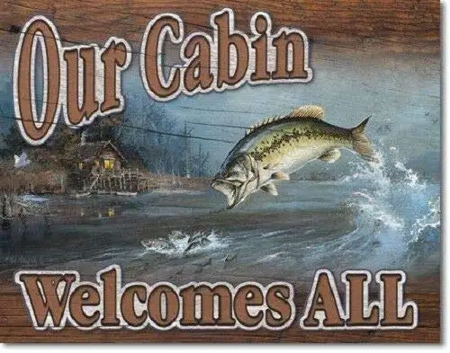 

Наша кабина принимает все металлические жестяные знаки 8x12 дюймов Декор для путешествий жестяной знак