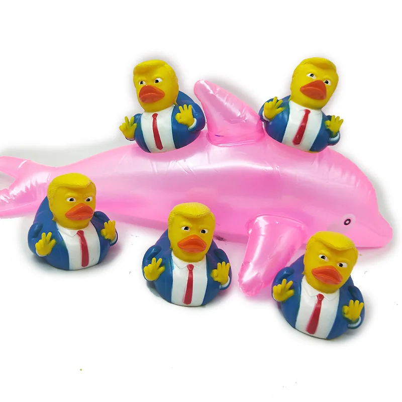 Новый мультфильм утки Трамп купальный душ плавающая вода США президент