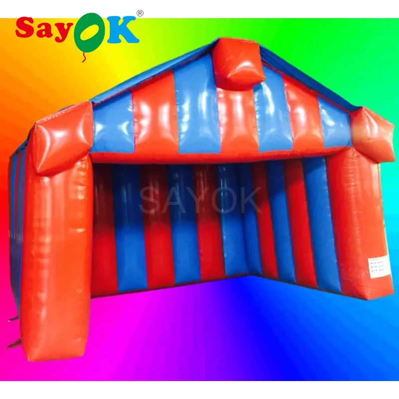 3x4 м надувной концессионный стенд портативный киоск для продажи конфет и хлопка